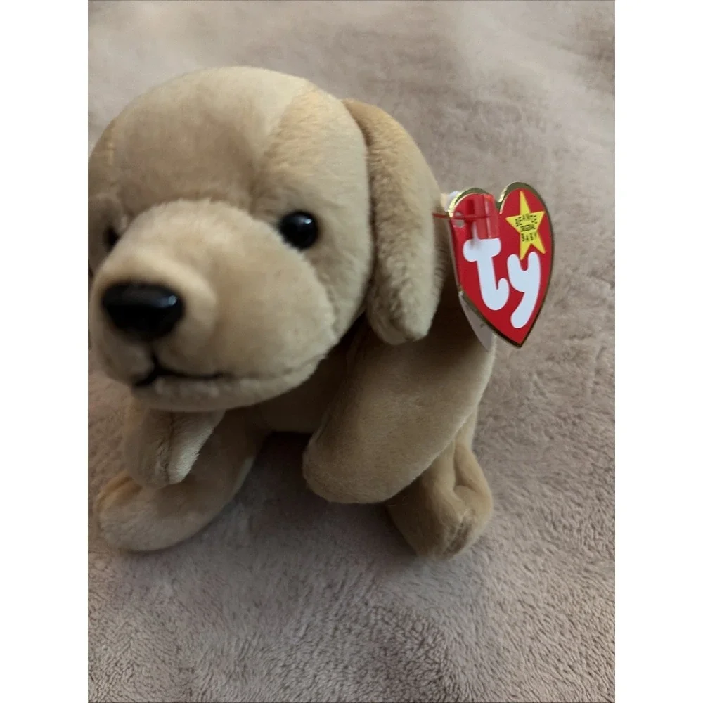 Ty Original Beanie Babies FETCH The Dog Plush Toy With Tags